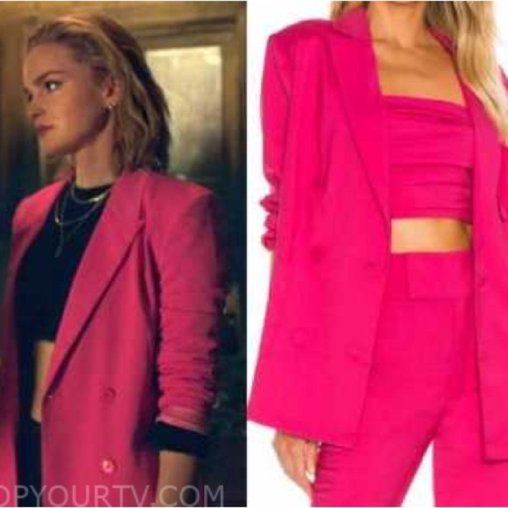 Just Ginger Pink Blazer
